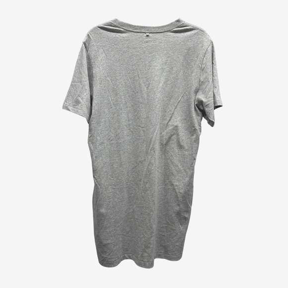 Outerknown Groovy-T Relaxed T-Shirt Dress Organic Cotton Gray Women's Large NEW - Picture 4 of 9